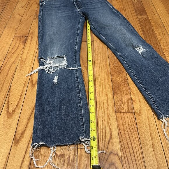 Mother The Insider‎ Crop Step Chew Jean in Dancing on Coals Size 26 - Picture 8 of 10